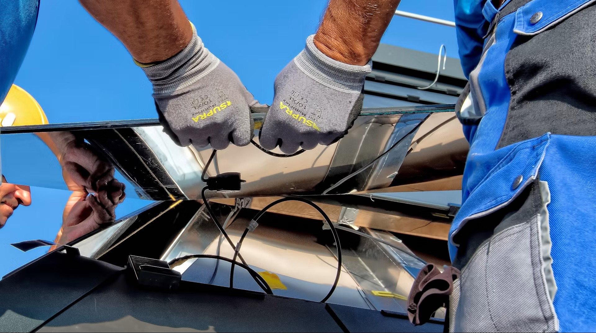 Commercial solar installation